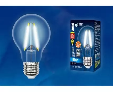 Лампа светодиодная Uniel E27 15Вт 4000K UL-00005850