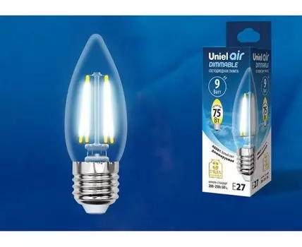 Лампа светодиодная Uniel E27 9Вт 4000K UL-00005188