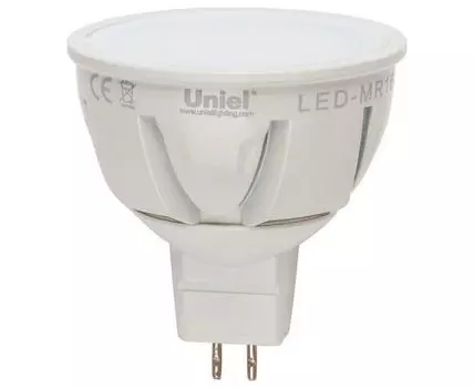 Лампа светодиодная Uniel Palazzo GU5.3 7Вт 3000K LEDJCDR7WWWGU5.3FRALP01WH