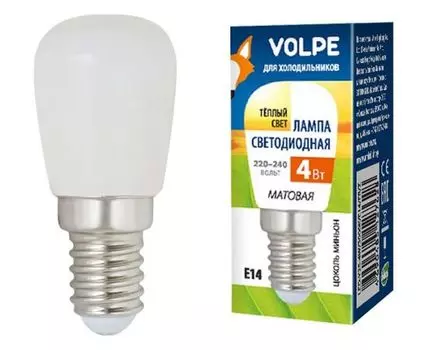 Лампа светодиодная Volpe E14 4Вт 3000K UL-00006501