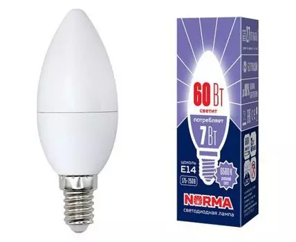 Лампа светодиодная Volpe E14 7Вт 6500K UL-00003794