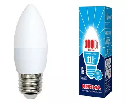 Лампа светодиодная Volpe E27 11Вт 4000K UL-00003814