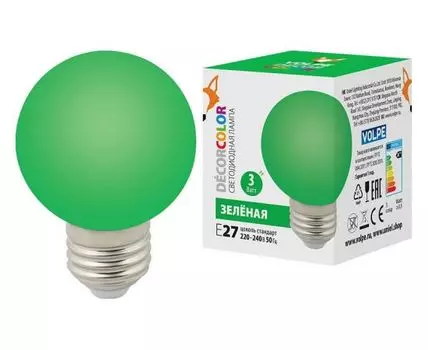 Лампа светодиодная Volpe E27 3Вт K UL-00006958