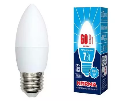 Лампа светодиодная Volpe E27 7Вт 4000K UL-00003798