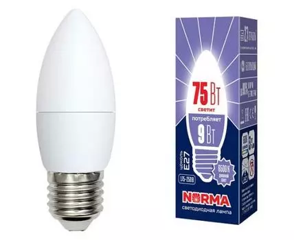 Лампа светодиодная Volpe E27 9Вт 6500K UL-00003805