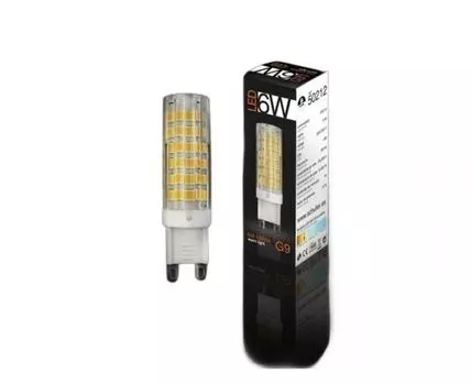 Лампочка LED G9 3000K 6W, 036855 064072