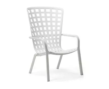 Лаунж-кресло пластиковое Folio (Белый, 72)
