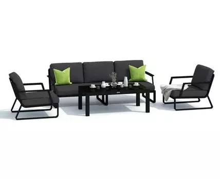 Лаунж зона Estivo (темно-серый)