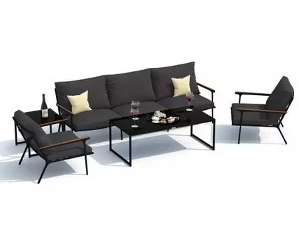 Лаунж зона Festa (темно-серый)