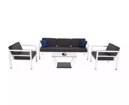 Лаунж-зона Эстелья (коричневый, белый)