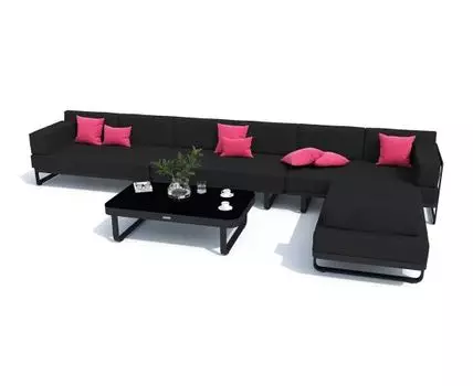 Лаунж зона Tesora (Черный)