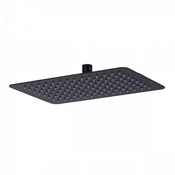 Лейка душевая Lemark LM9490BL верхняя, прямоугольная, 300х200мм, нерж.сталь/черный