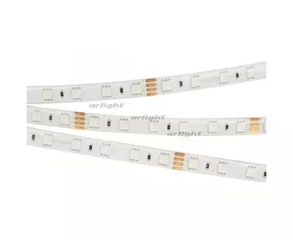 Лента герметичная RTW-SE-B60-10mm 24V RGB (14.4 W/m, IP65, 5060, 5m) (ARL, -)