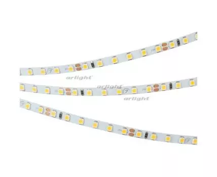 Лента RT-A120-5mm 24V Warm2400 (9.6 W/m, IP20, 2835, 5m) (ARL, узкая)