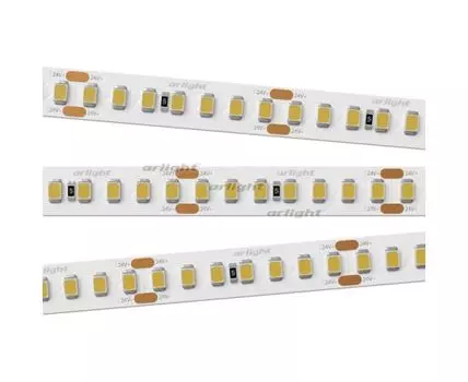 Лента RT-A168-10mm 24V Day4000 (17 W/m, IP20, 2835, 5m) (ARL, Открытый)