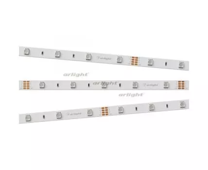 Лента RT-B30-10mm 24V RGB (7.2 W/m, IP20, 5060, 5m) (ARL, Открытый)