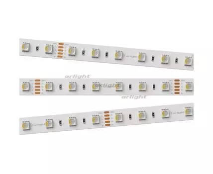 Лента RT-B60-12mm 24V RGBW-Warm-4-in-1 (19.2 W/m, IP20, 5060, 5m) (ARL, Открытый)