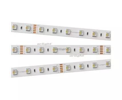 Лента RT-B60-12mm 24V RGBW-White-4-in-1 (19.2 W/m, IP20, 5060, 5m) (ARL, Открытый)