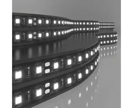 Лента светодиодная 120Led 9,6W IP20 6500K холодный белый (2835 24V 120Led 9,6W IP20 Black) 2835 24V 120Led 9,6W IP20 Black