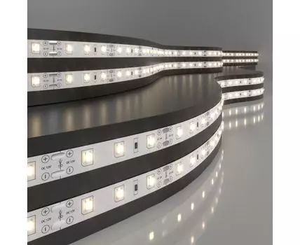 Лента светодиодная 12V 4,8W 60Led 2835 IP20 теплый белый, 5м