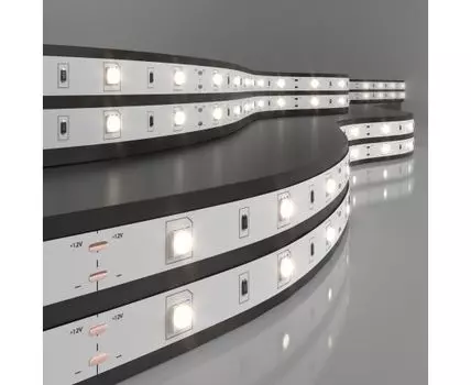 Лента светодиодная 12V 7,2W 30Led 5050 IP20 дневной белый, 5м