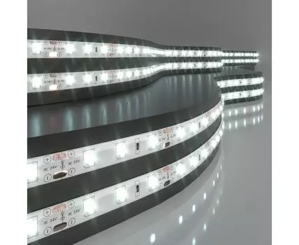 Лента светодиодная 24V 4,8W 60Led 2835 IP65 холодный белый, 5м