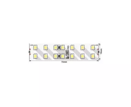 Лента светодиодная ПРО 2835, 196 LED/м SWG Pro SWG2P196-24-20-NW-20