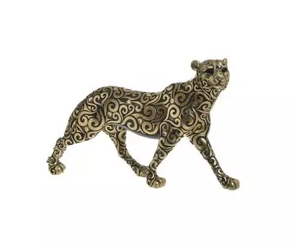 Леопард (золотистый, черный, 37)