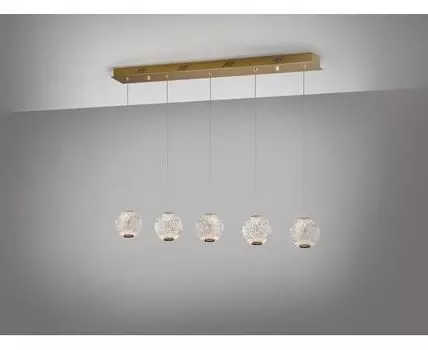 Линейный подвес Austral LED 5L золото