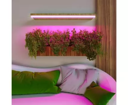 Линейный светодиодный светильник для растений 120 см FT-003 белый