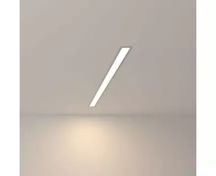 Линейный светодиодный встраиваемый светильник 78см 15Вт 4200К матовое серебро 101-300-78