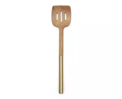 Лопатка Sataya с отверстиями, изготовленная из 100% древесины акации FSC