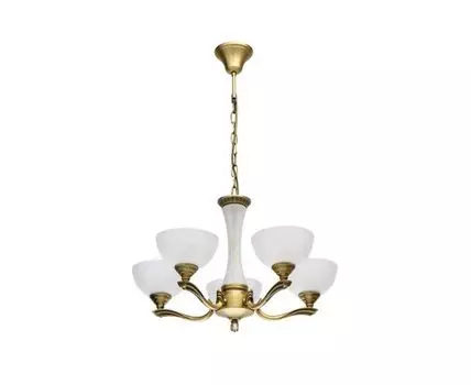 Люстра Афродита (золотистый, белый)