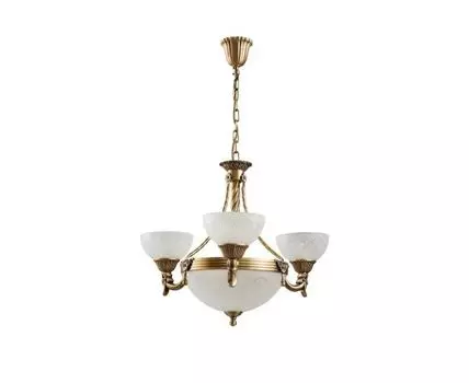 Люстра Афродита (золотистый, белый)