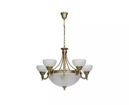 Люстра Афродита (золотистый, белый)