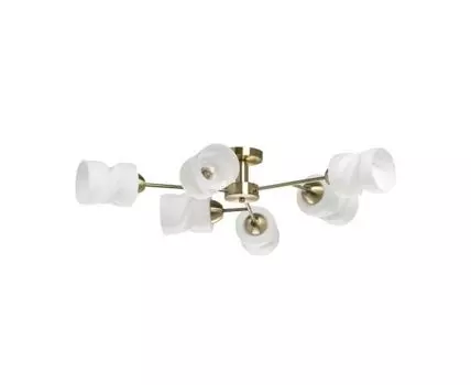 Люстра Акцент (золотистый, белый)