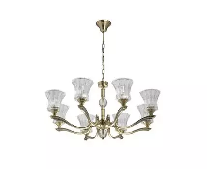 Люстра Аманда (золотистый, прозрачный)