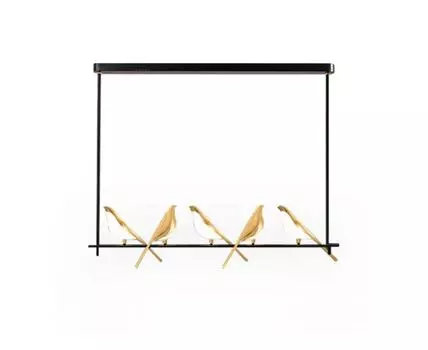 Люстра Арси (черный, золотистый)