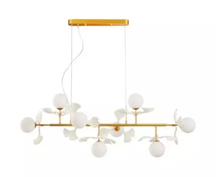 Люстра Аста (золотистый, белый)