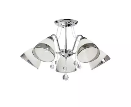 Люстра Блеск (серебристый, белый)