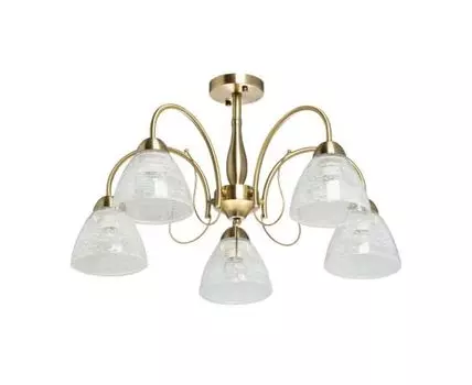 Люстра Блеск (золотистый, белый)