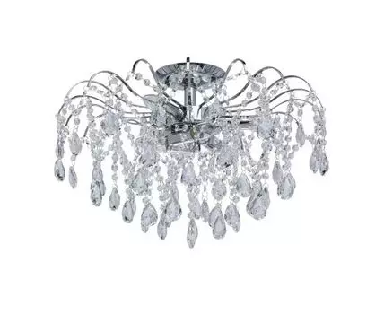 Люстра Бриз (серебристый, прозрачный)