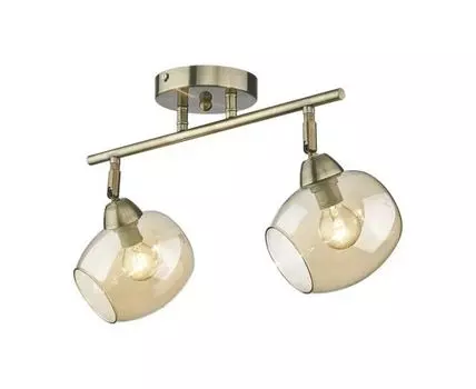 Люстра (бронзовый, янтарь, 18)