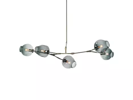 Люстра Bubble 5 smoky