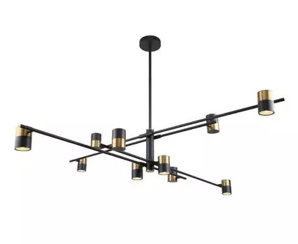 Люстра Chart (черный, золотистый)