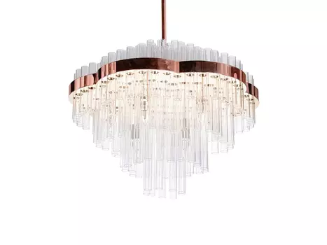 Люстра Chemistry rose gold