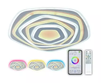 Люстра CL737A55E (7.7, 61.5, Светодиодные, Белый, 61.5)