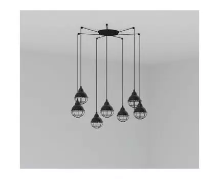 Люстра Claire 7L черный