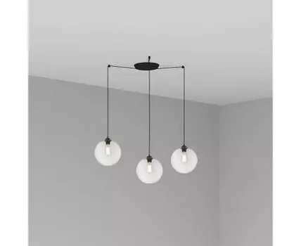 Люстра Clara 3L прозрачная