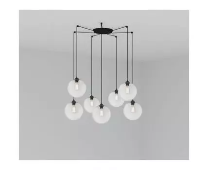 Люстра Clara 7L прозрачная